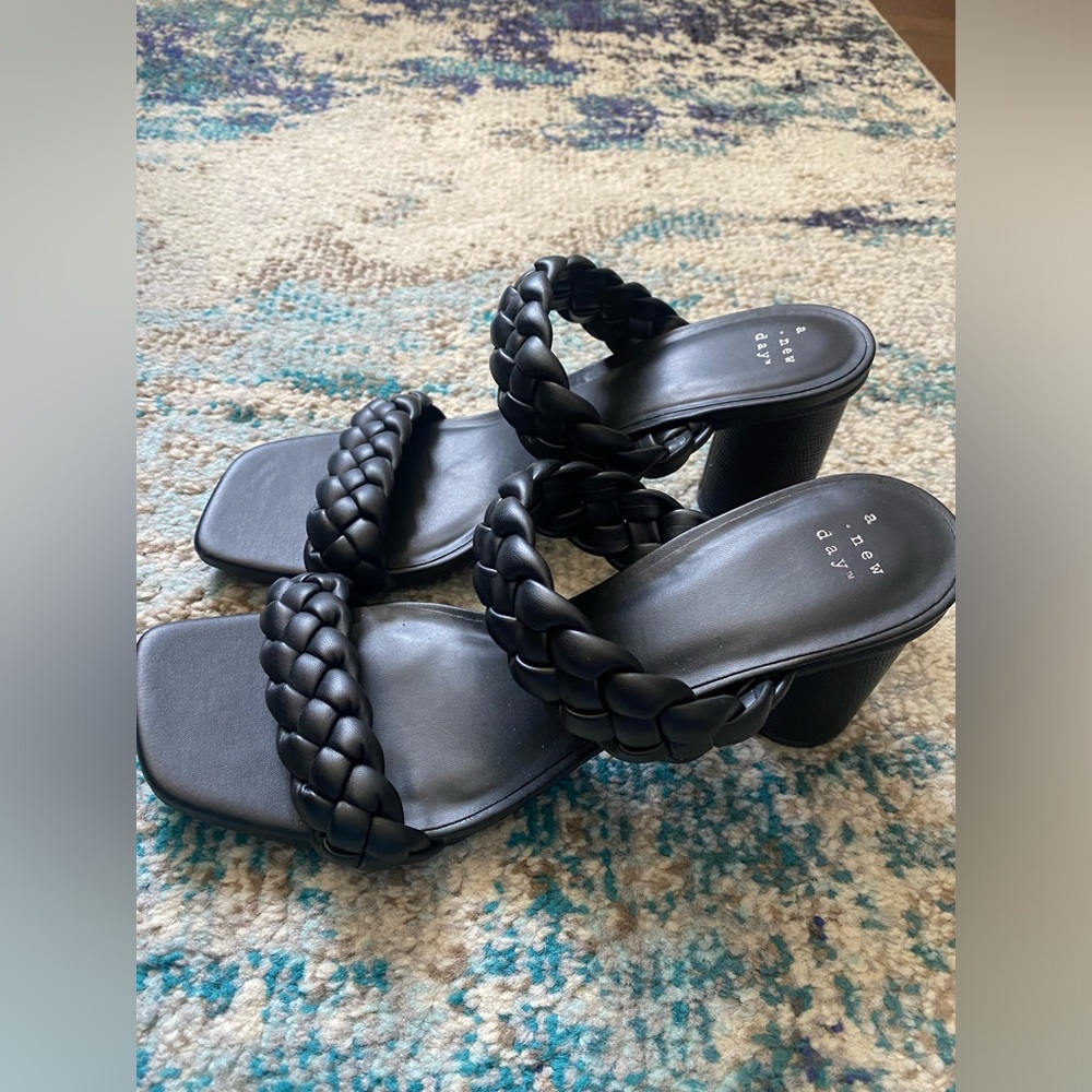 Women’s Basil Mule Heels - A New Day - Size 11